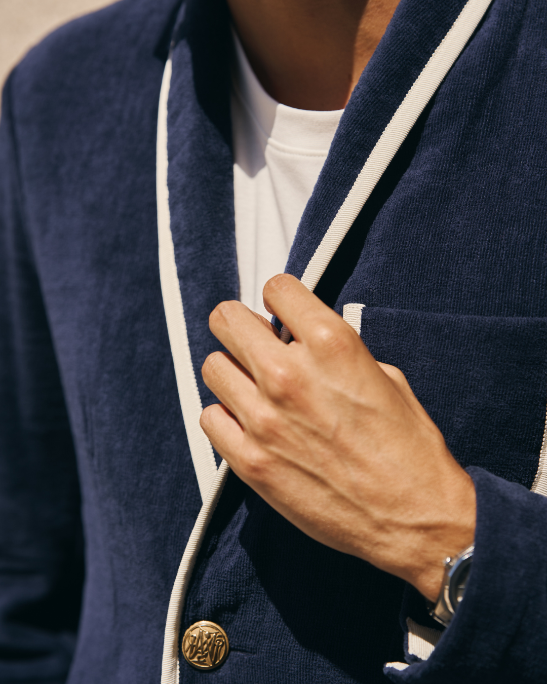 The Anjuna - Navy / Off-White