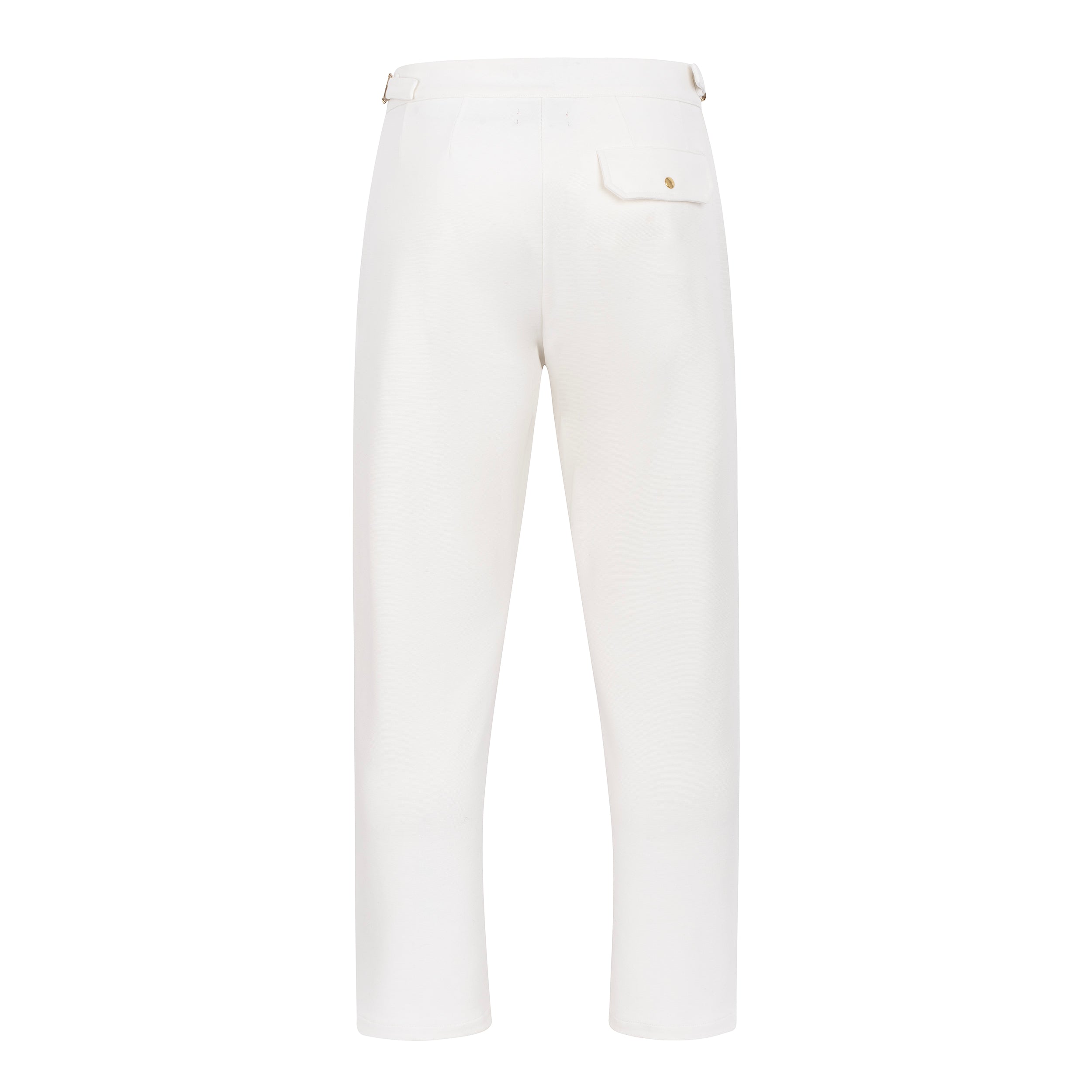 MAN PANTS RIB - OFF-WHITE