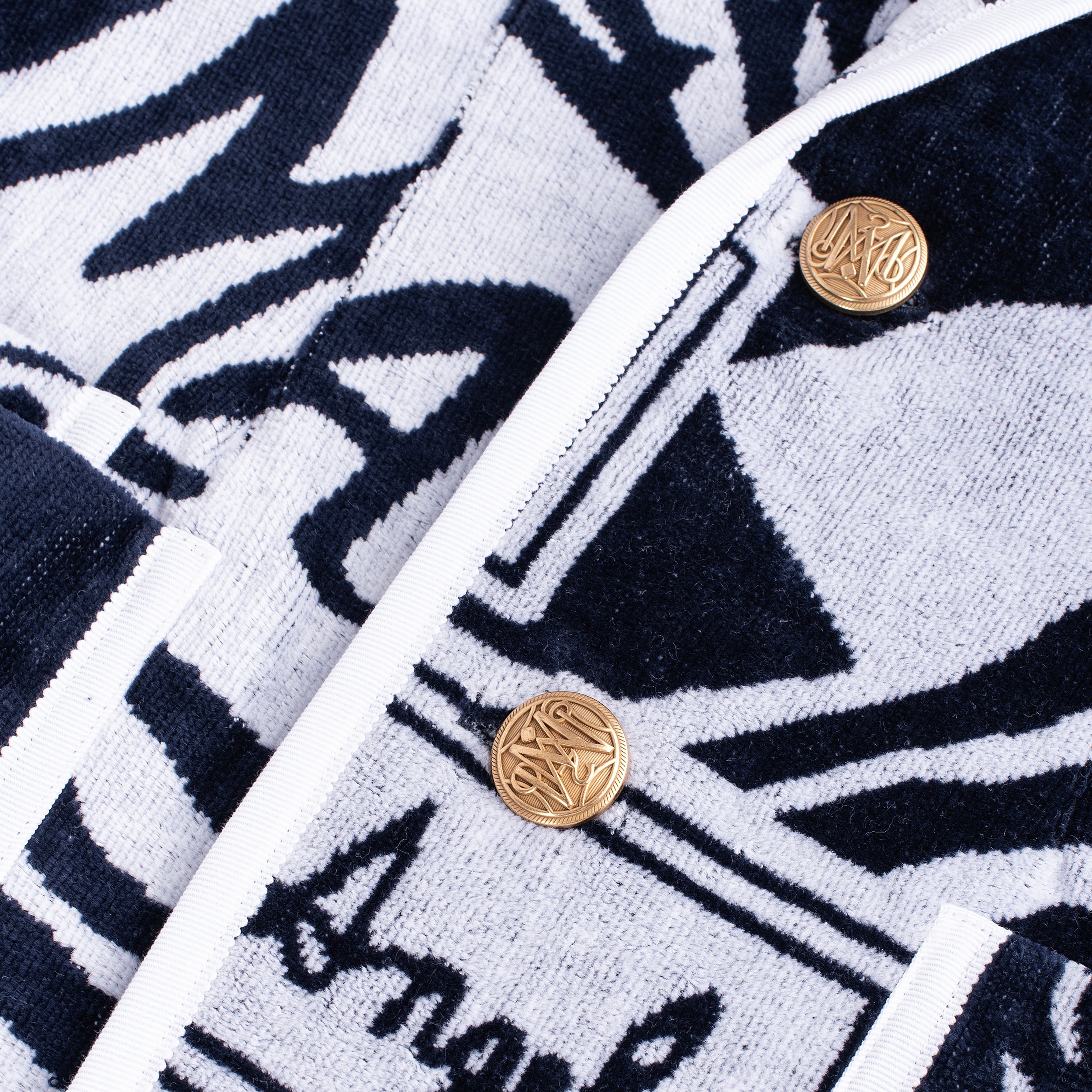The Anjuna - Navy/White