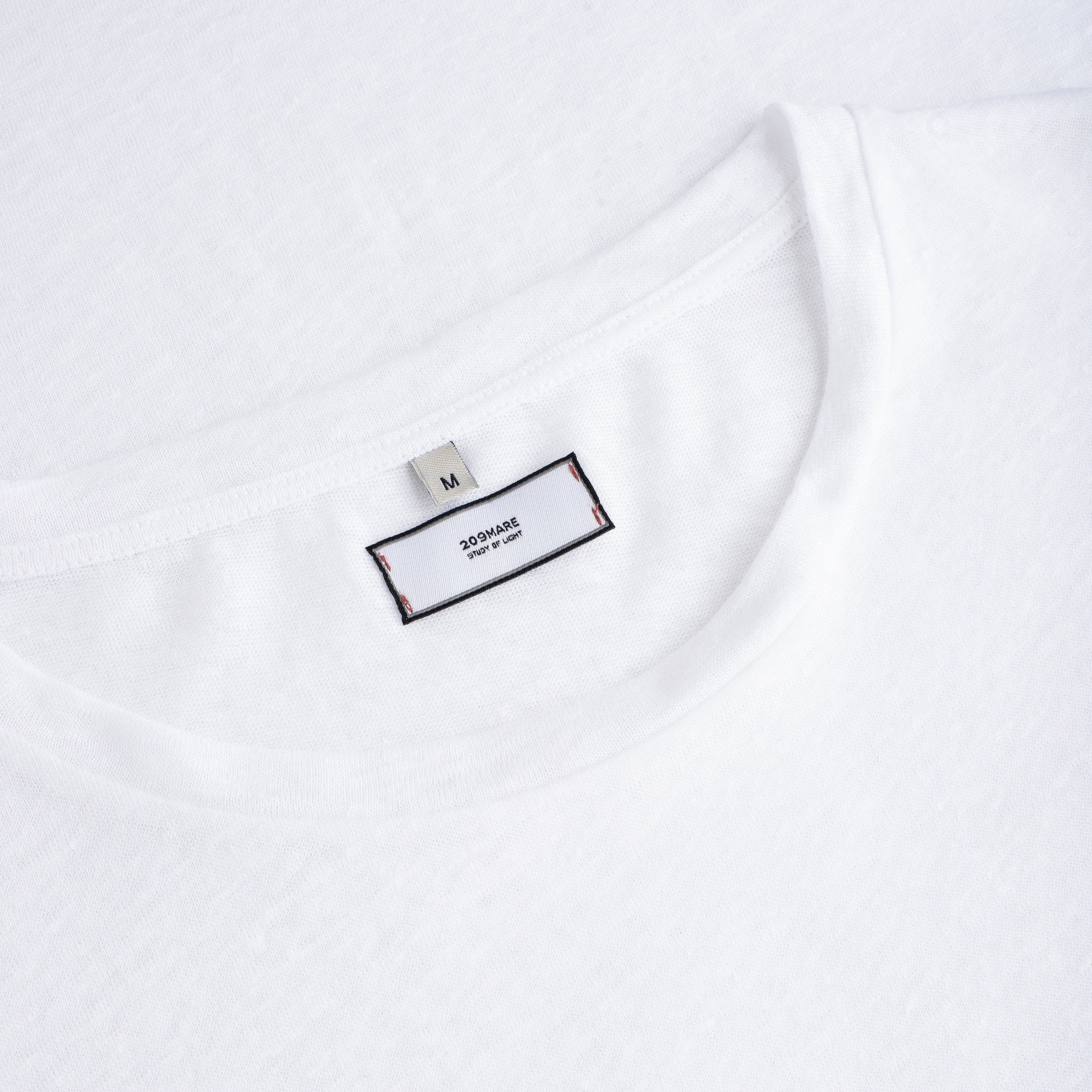 MAN T-SHIRT LINEN - OFF-WHITE