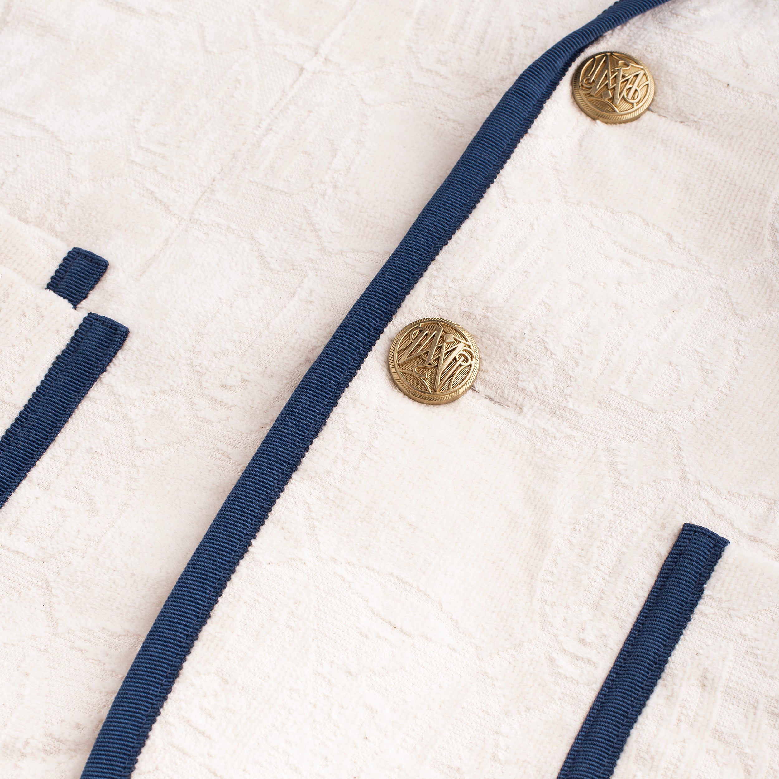 The Anjuna Jacquard Men - Off White/Navy