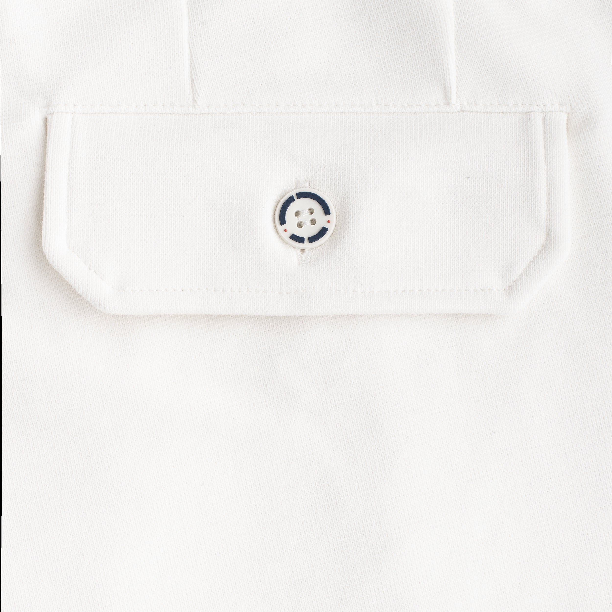MAN PLEAT SHORTS RIB - OFF-WHITE