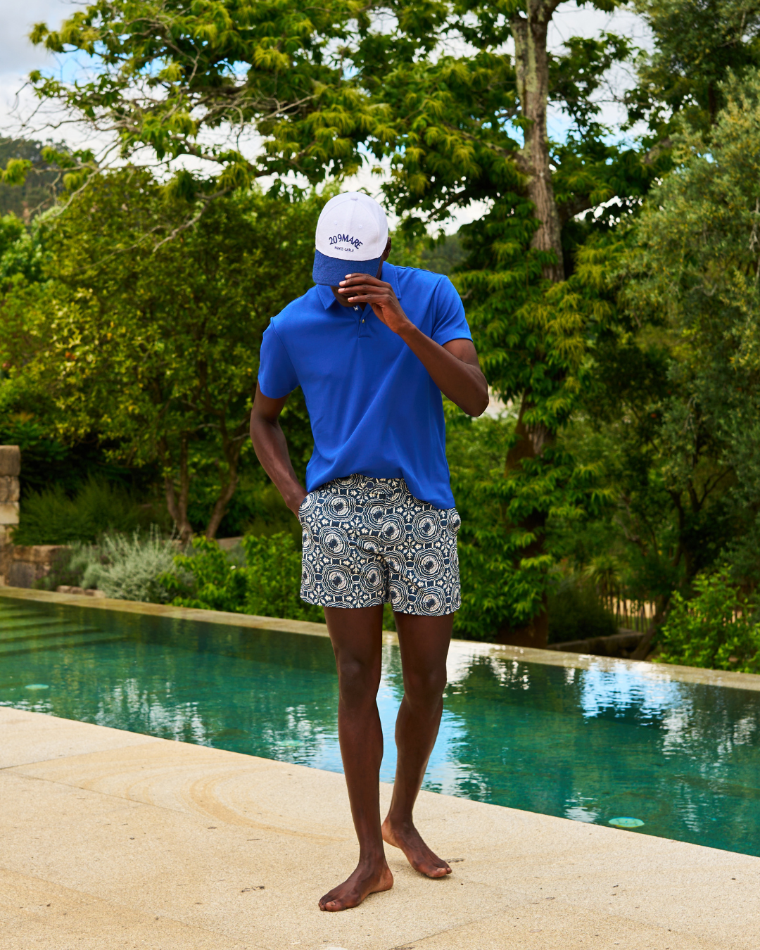 Swim Shorts - Azulejo Blue