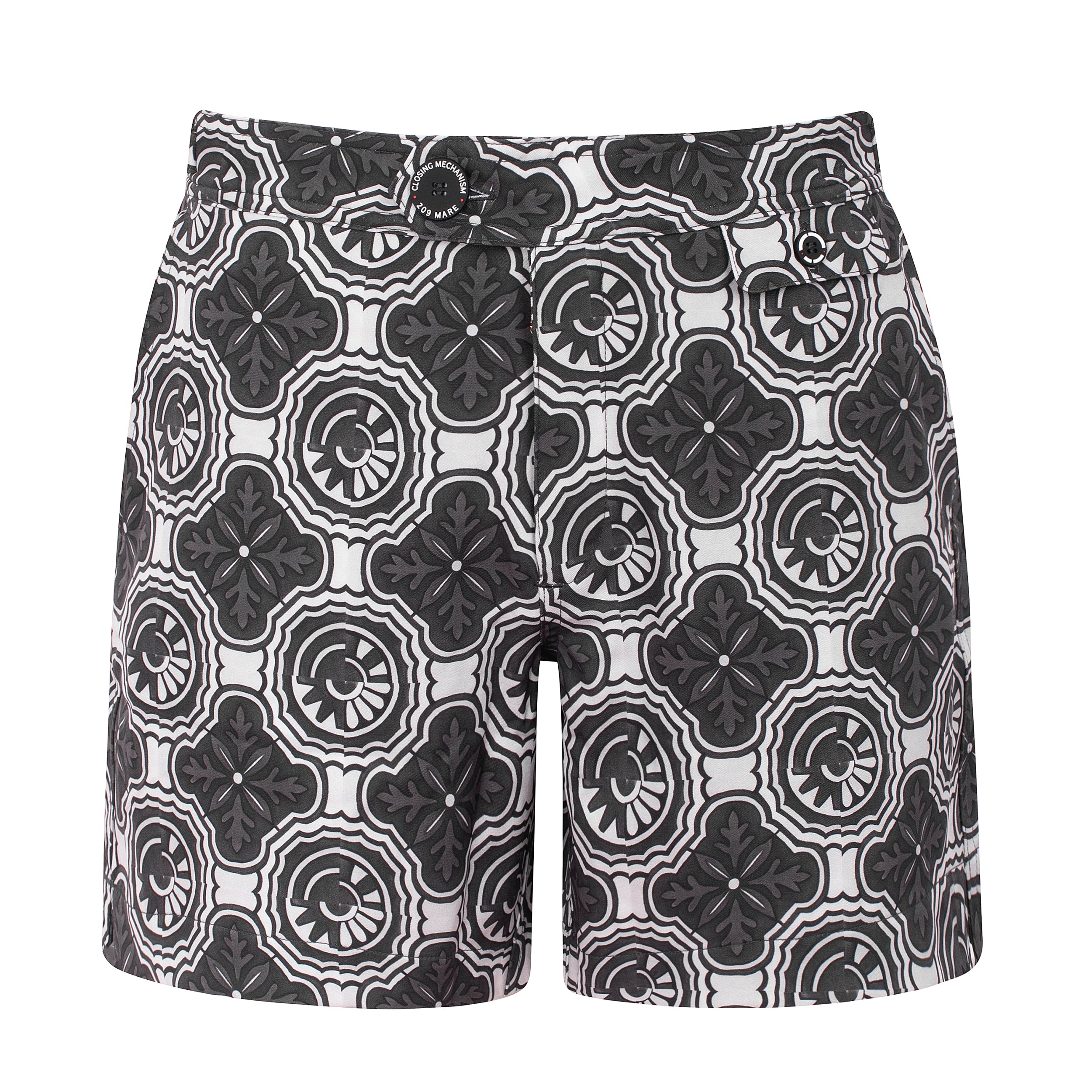 Swim Shorts - Azulejo Black