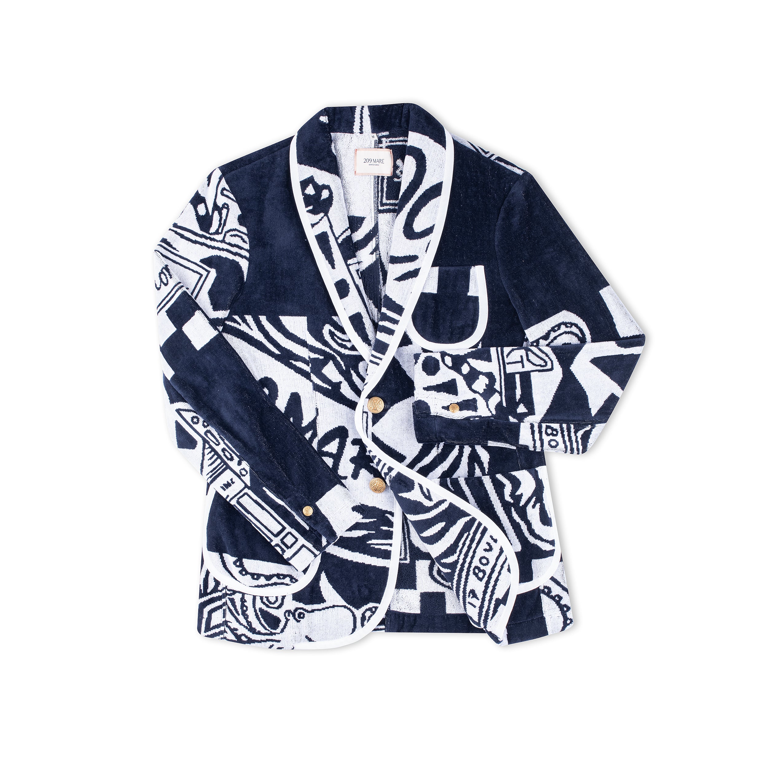 The Anjuna - Navy/White