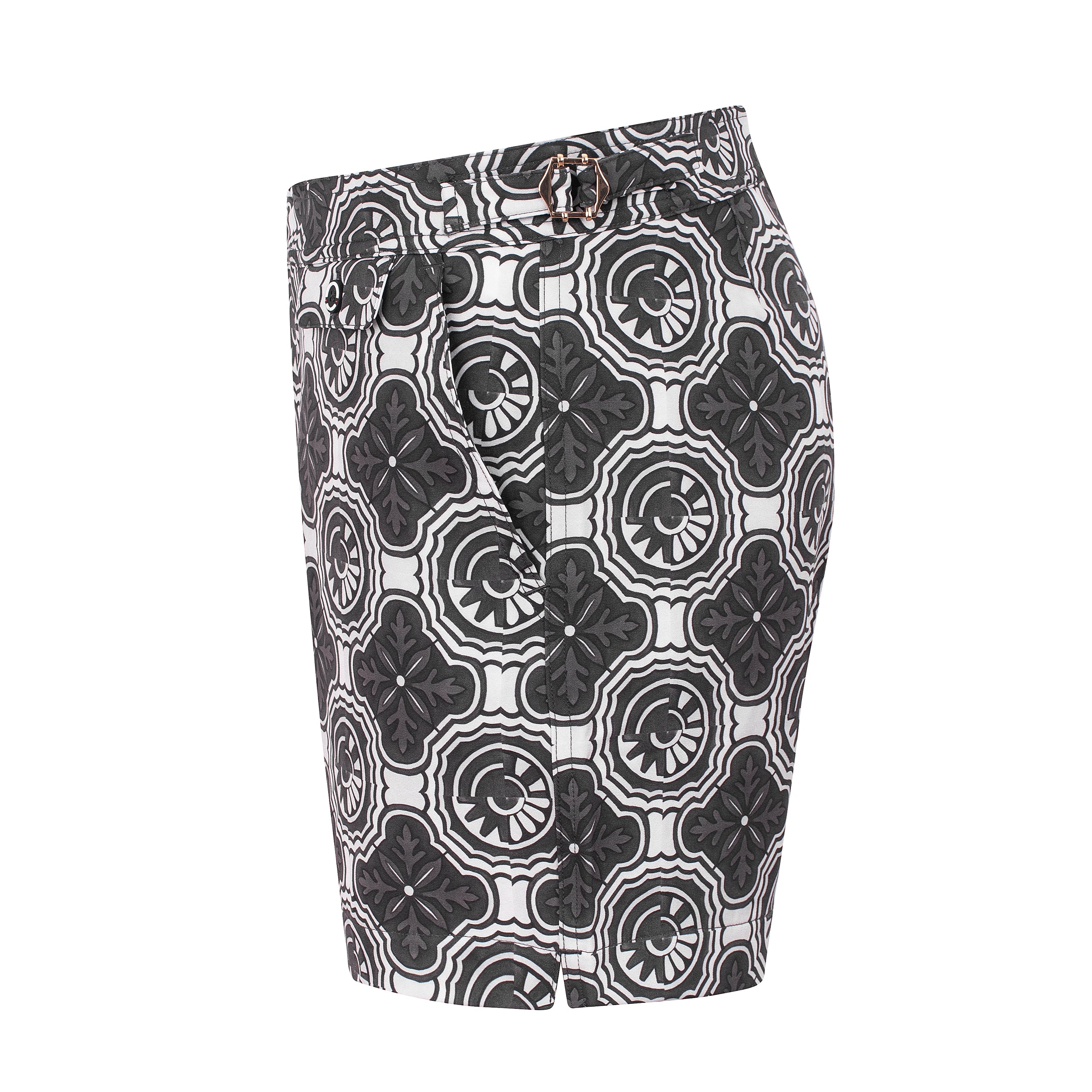 Swim Shorts - Azulejo Black