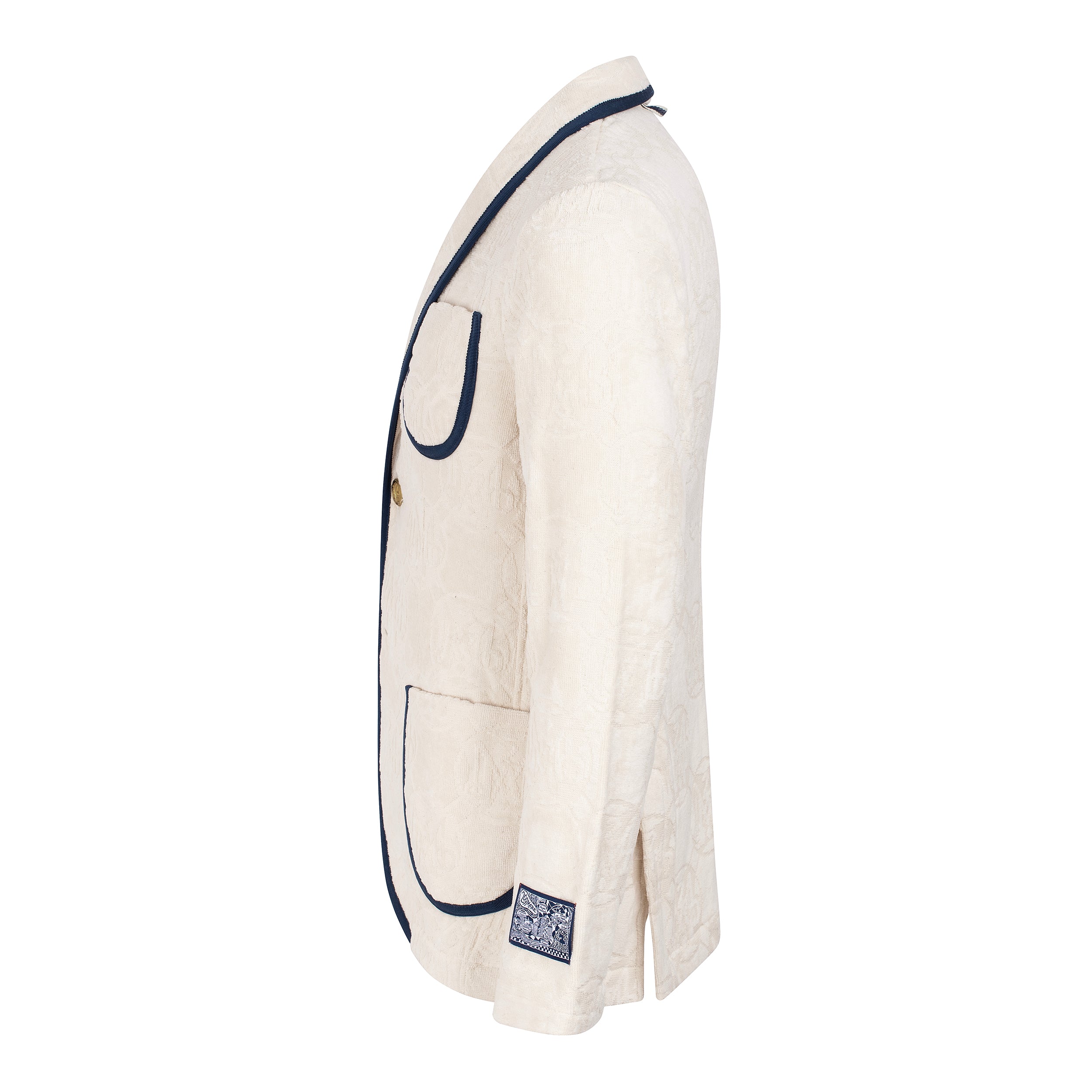 The Anjuna Jacquard Men - Off White/Navy